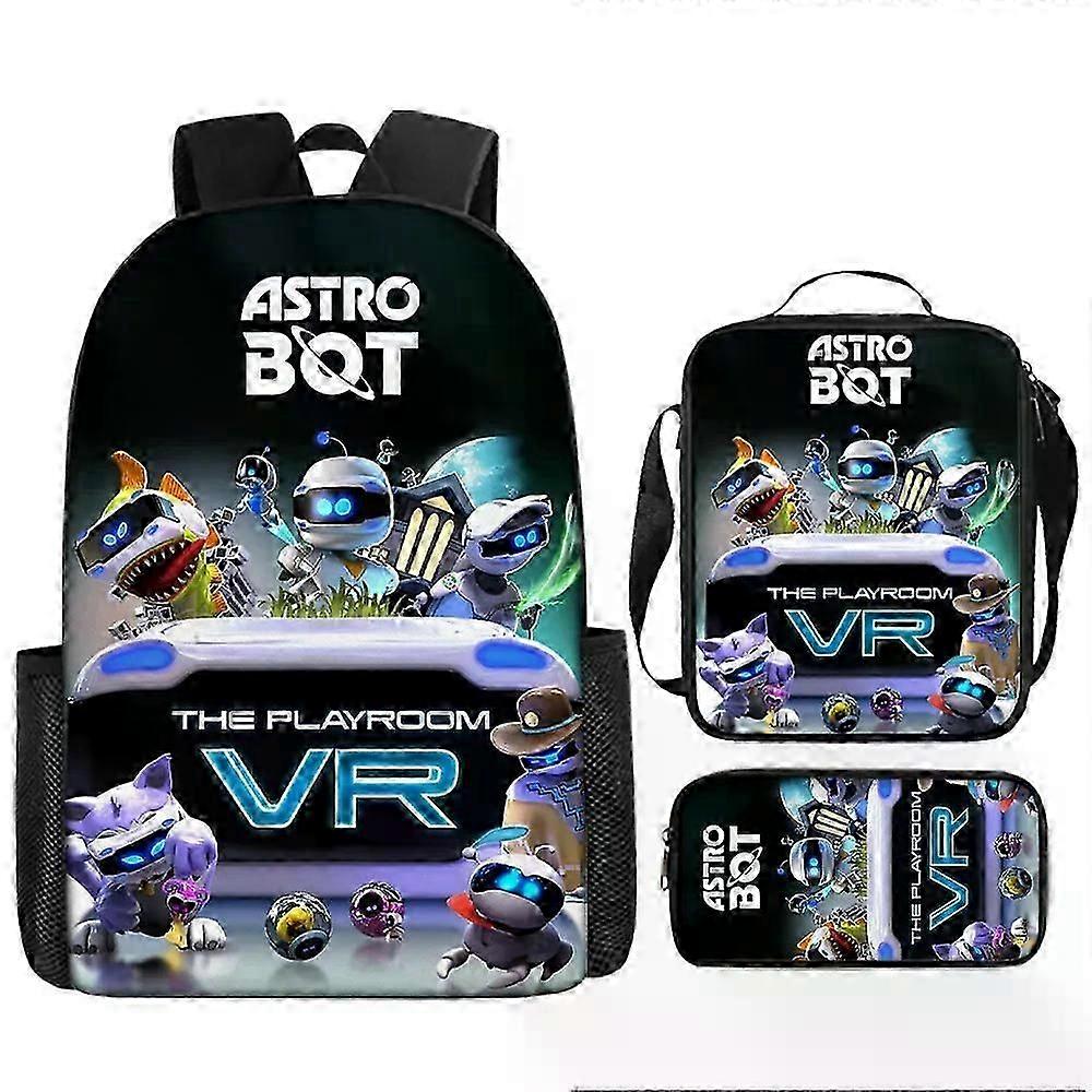 Astro Bot Schulrucksack Roboter für Schüler Pen Bag Umhängetasche - HF