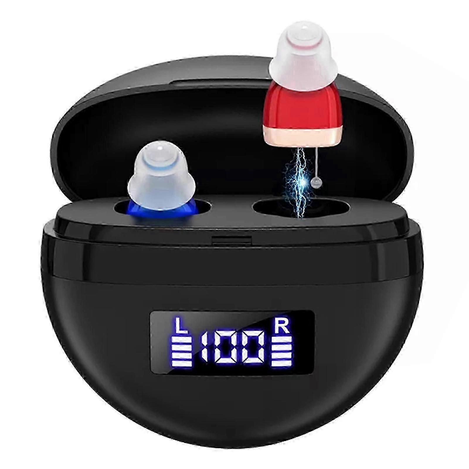 Invisible Rechargeable Digital Hearing Aids for Elders