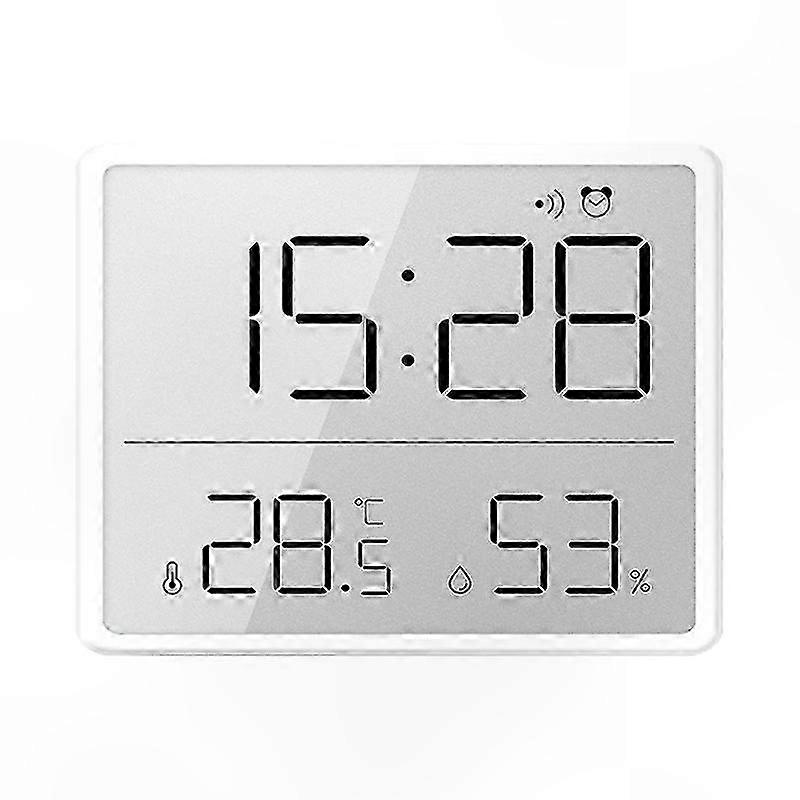 Indoor Temperature and Humidity Monitor with Clock and Timer Function for Home or Office Use