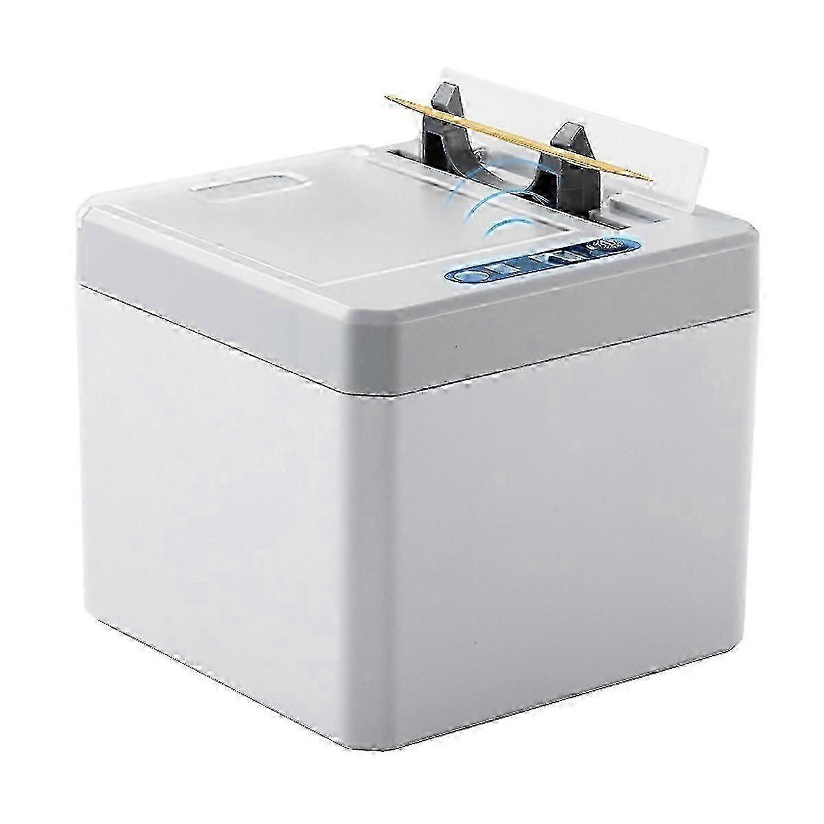 Elegant Toothpick Dispenser, Automatic Induction For Home Decorative Settings, Infrared Sense And Large Capacity Ensuring Hygiene