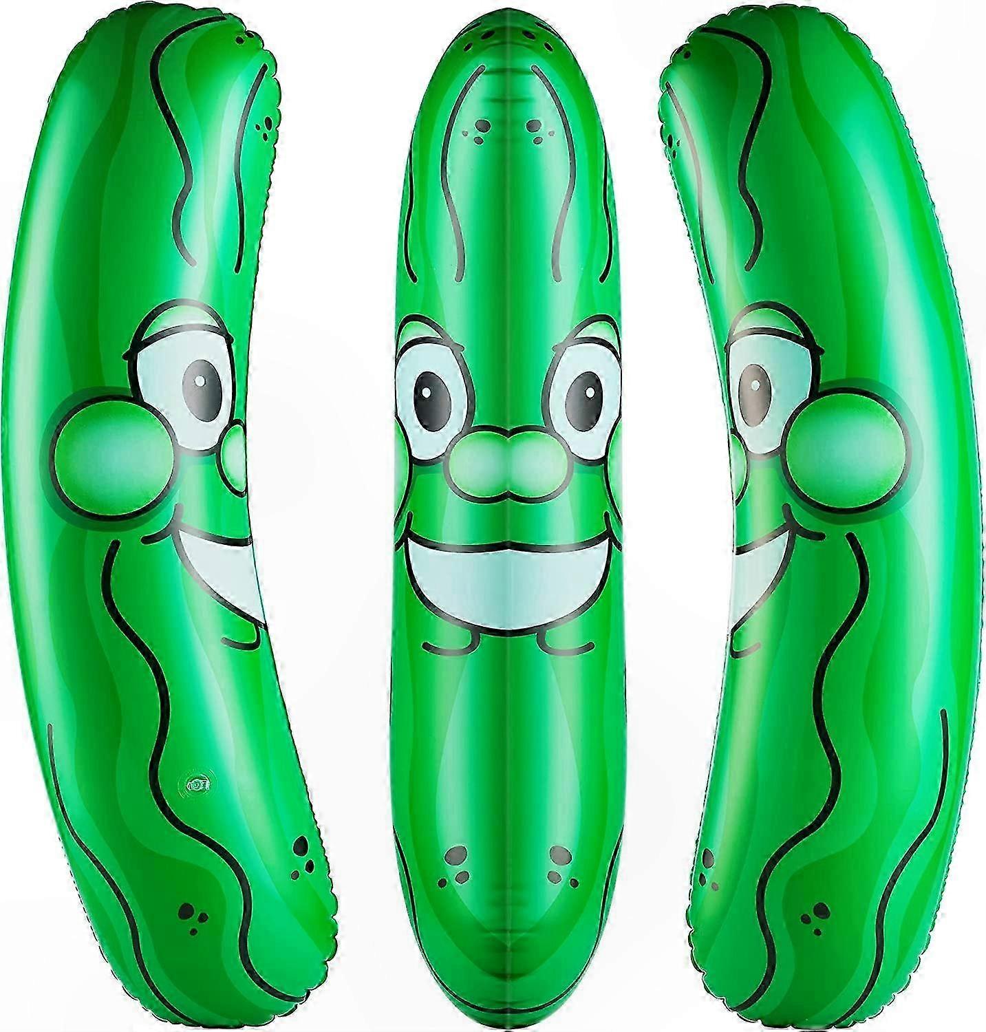 36-Inch Tall Inflatable Pickle Balloons, Pack of 3, Durable and Fun for Parties