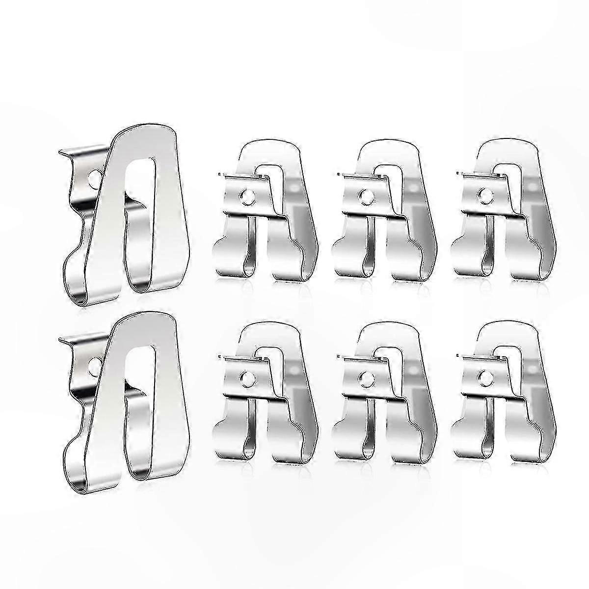 8-Pack Belt Clips with Screws for 18V Power Tools, Compatible with Multiple Brands