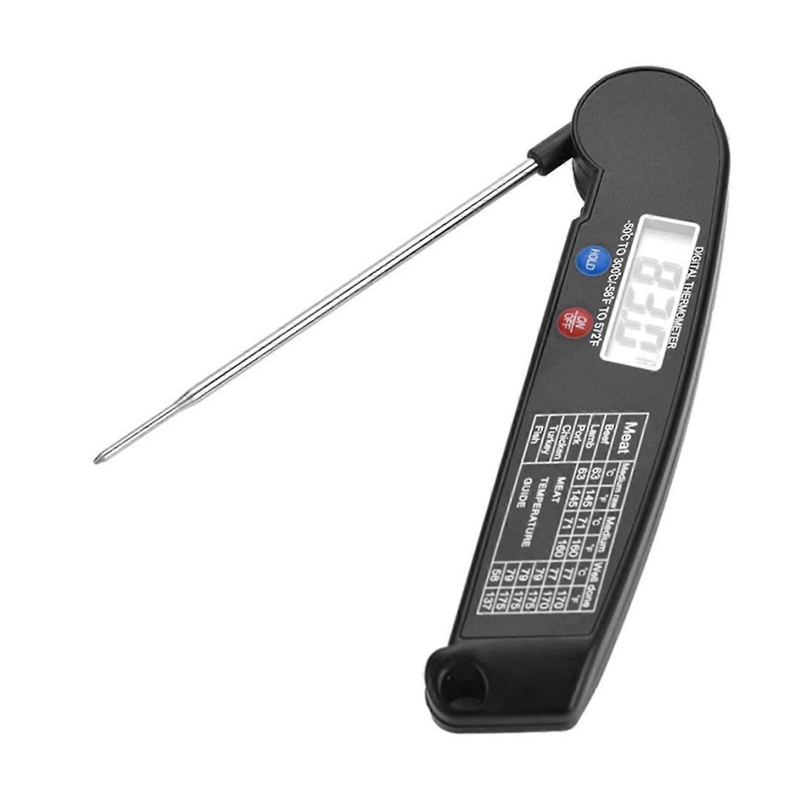 Waterproof Digital Meat Thermometers Folding Ultra Fast Read Thermometers for Deep Fry