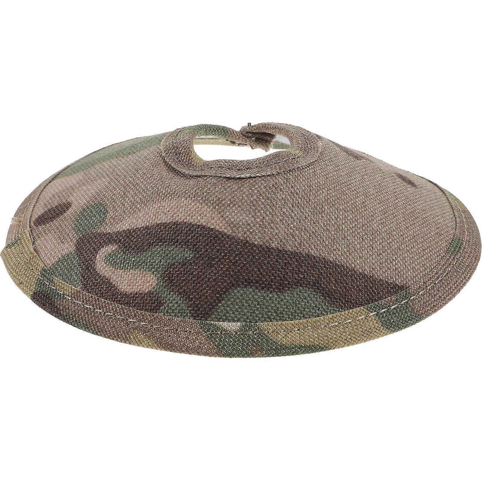 Outdoor Camouflage Canvas Lamp Cover for Camping Use 5Pcs Removable Light