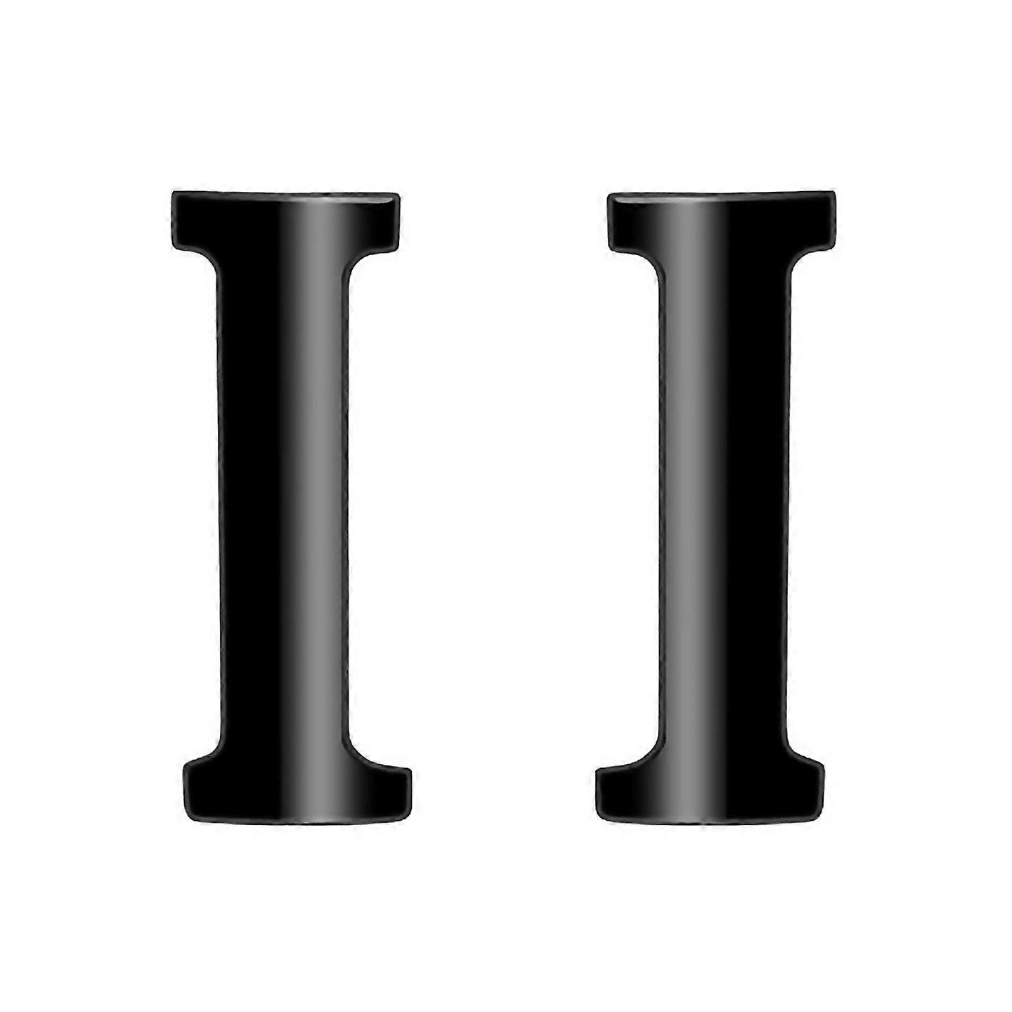 For Middle Door Inner Handle Button Trim Sticker For Gloss Black