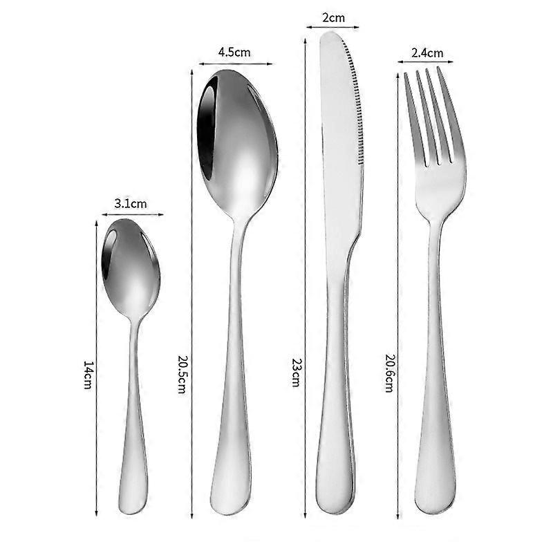 Premium Stainless Steel Cutlery Set Flatware Tableware Fork Spoon Knife Dinner