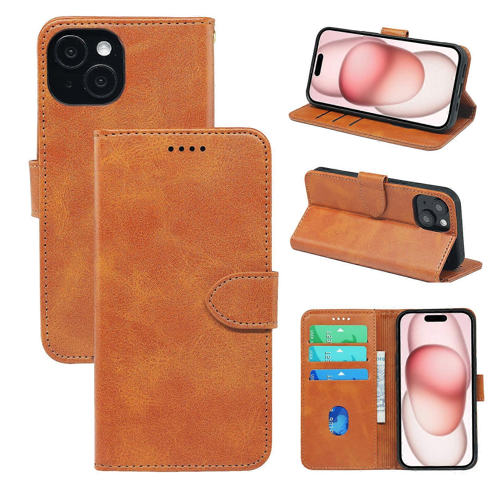 Compatible with ZTE Blade V70 Calfskin Grain Front Buckle Flip Phone Case A35E