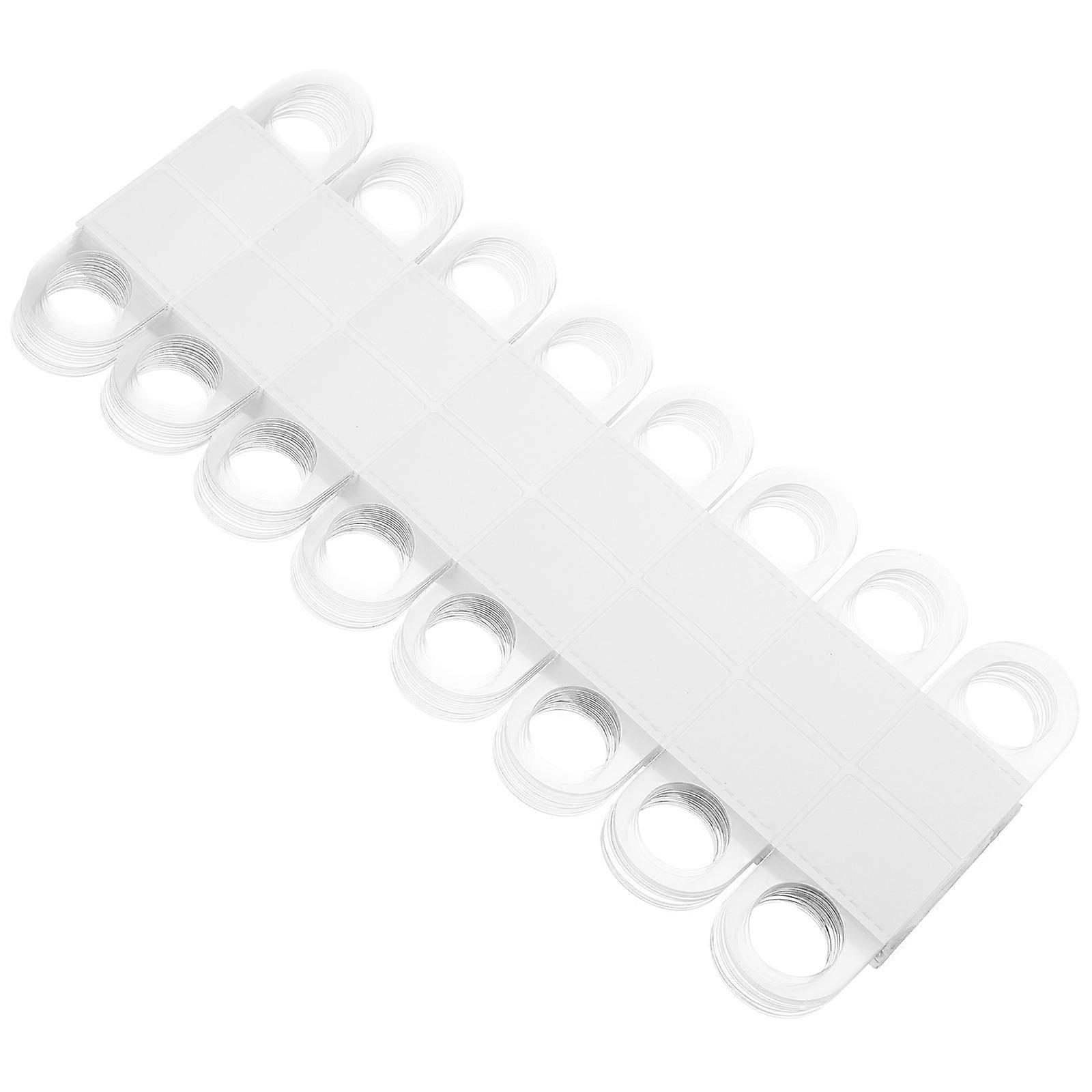 Sticky Product Tabs Plastic Hangs Tabs for Supermarket Display 500Pcs