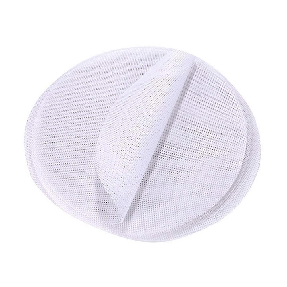 Silicone Steamer Pad Round Steamer Insert for Cooking Non-Slip White High Temperature Resist 10Pcs