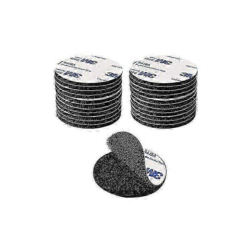 Black Reusable Double-Sided Tape, 5cm Rounds, 20 Count, for DIY Projects and Photo Frames