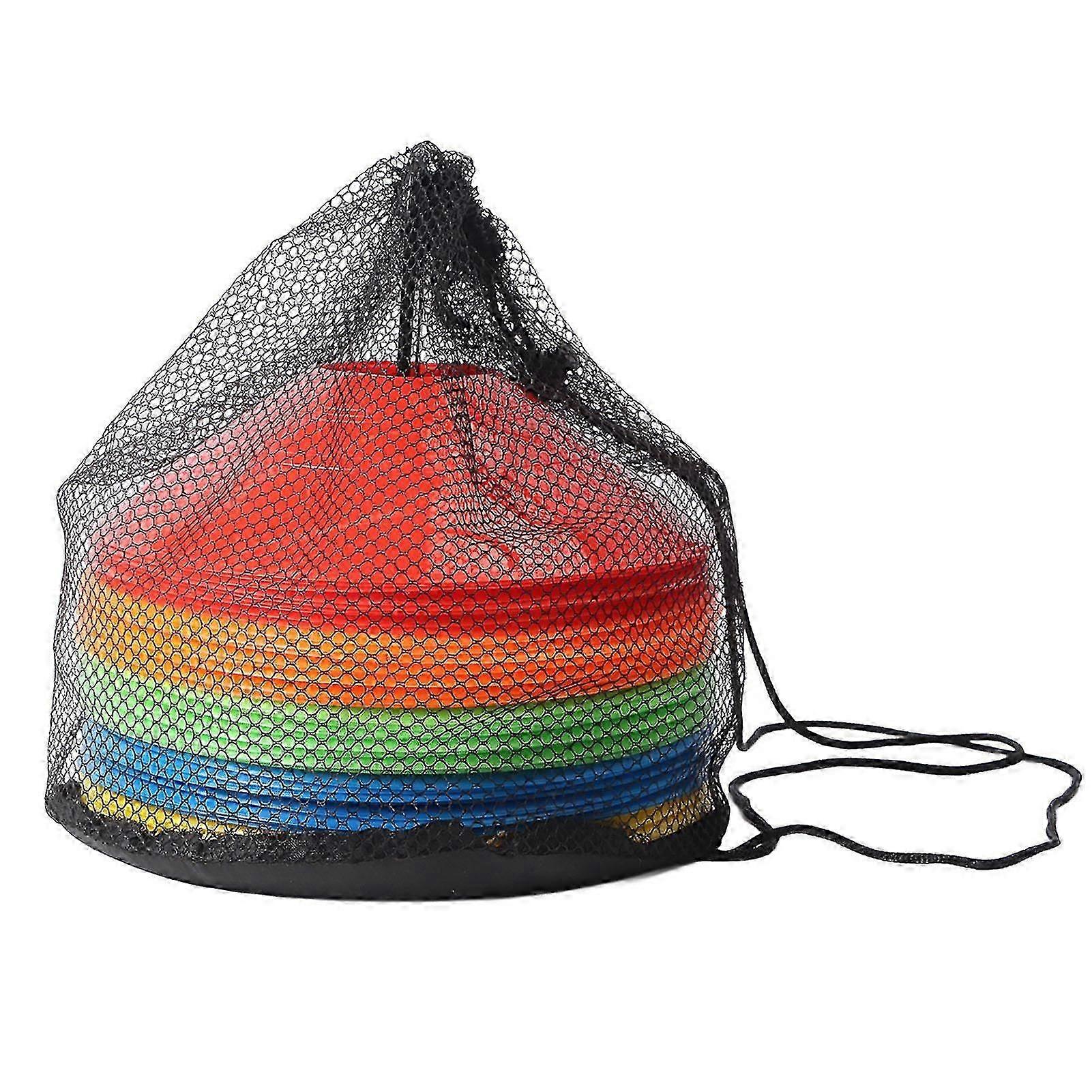 50 Pack Agility Soccer Cones Different Colored Cone Markers With Carry Bag And Holder For Sports Training Practice
