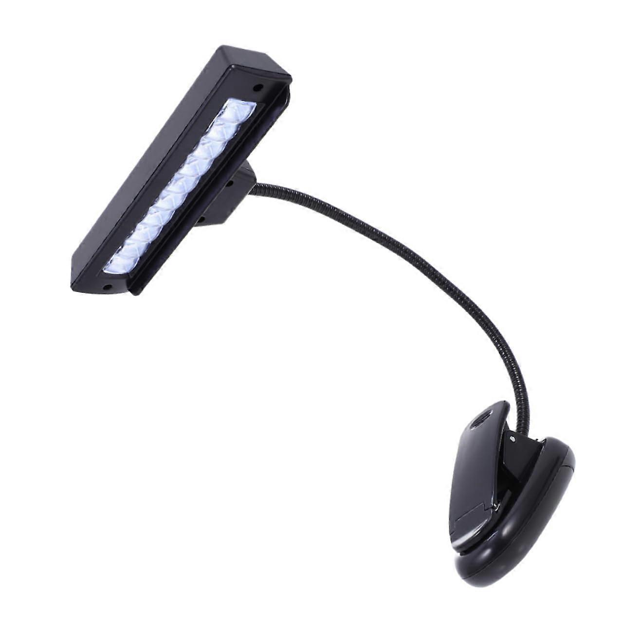 LED Music Stand Light USB Rechargeable Touch Lamp Flexible Arm ClipOn Book Light For Piano Orchestra Night Use