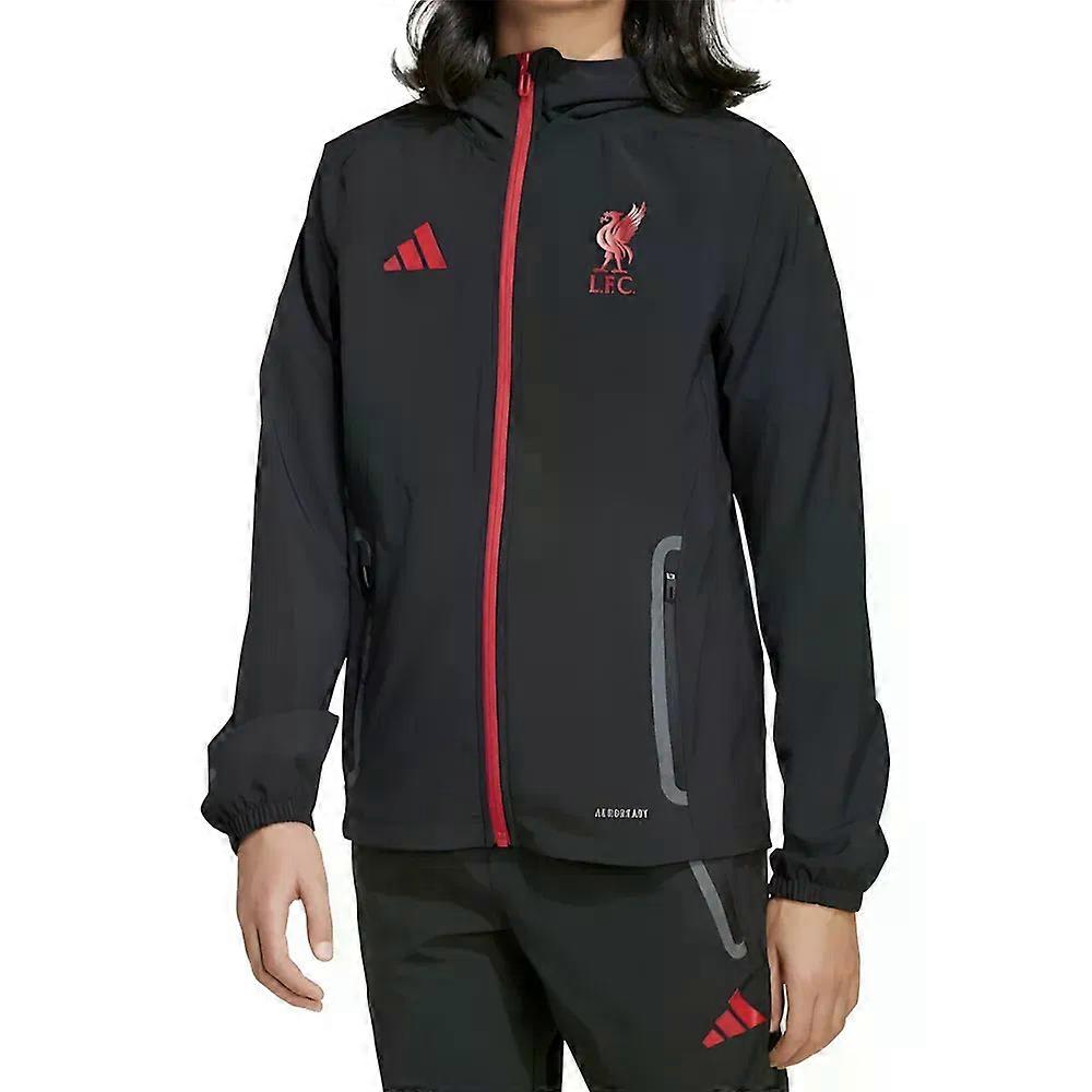 2025-2026 Liverpool Vis Tech Jacket (Black) - Kids