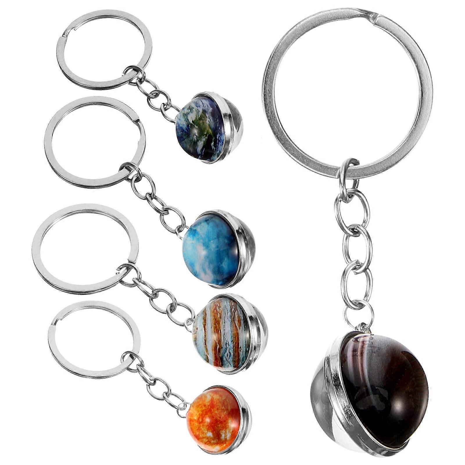 Pendant Keychain 5Pcs Assorted Color Hanging Decoration for Boys Girls Easy Key Identification