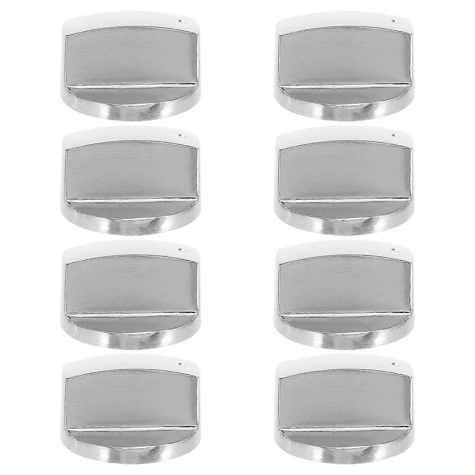 Universal Replacement Stove Knobs Metal Ignition Button For Homeowners 8Pcs