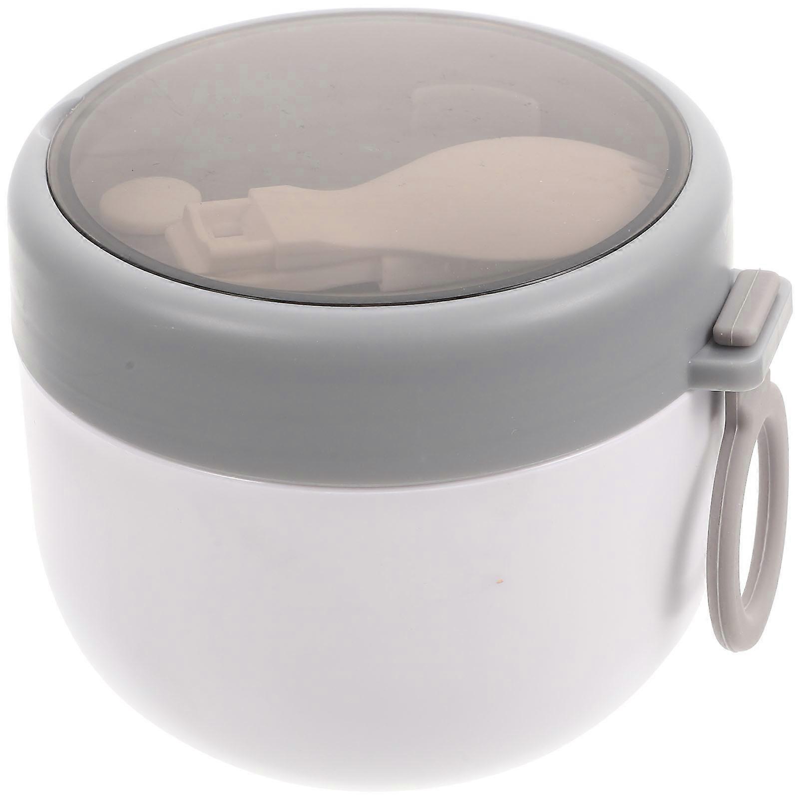 Food Container Stainless Steel Breakfast Cup for 2Sets Portable Use