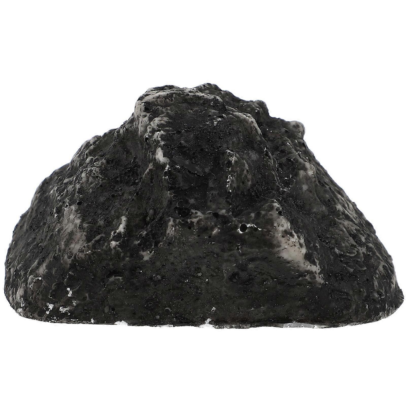 Simulated Stone Key Storage Box In Black With Realistic Design For Homeowners 7.5X7.5cm Size 1Pcs