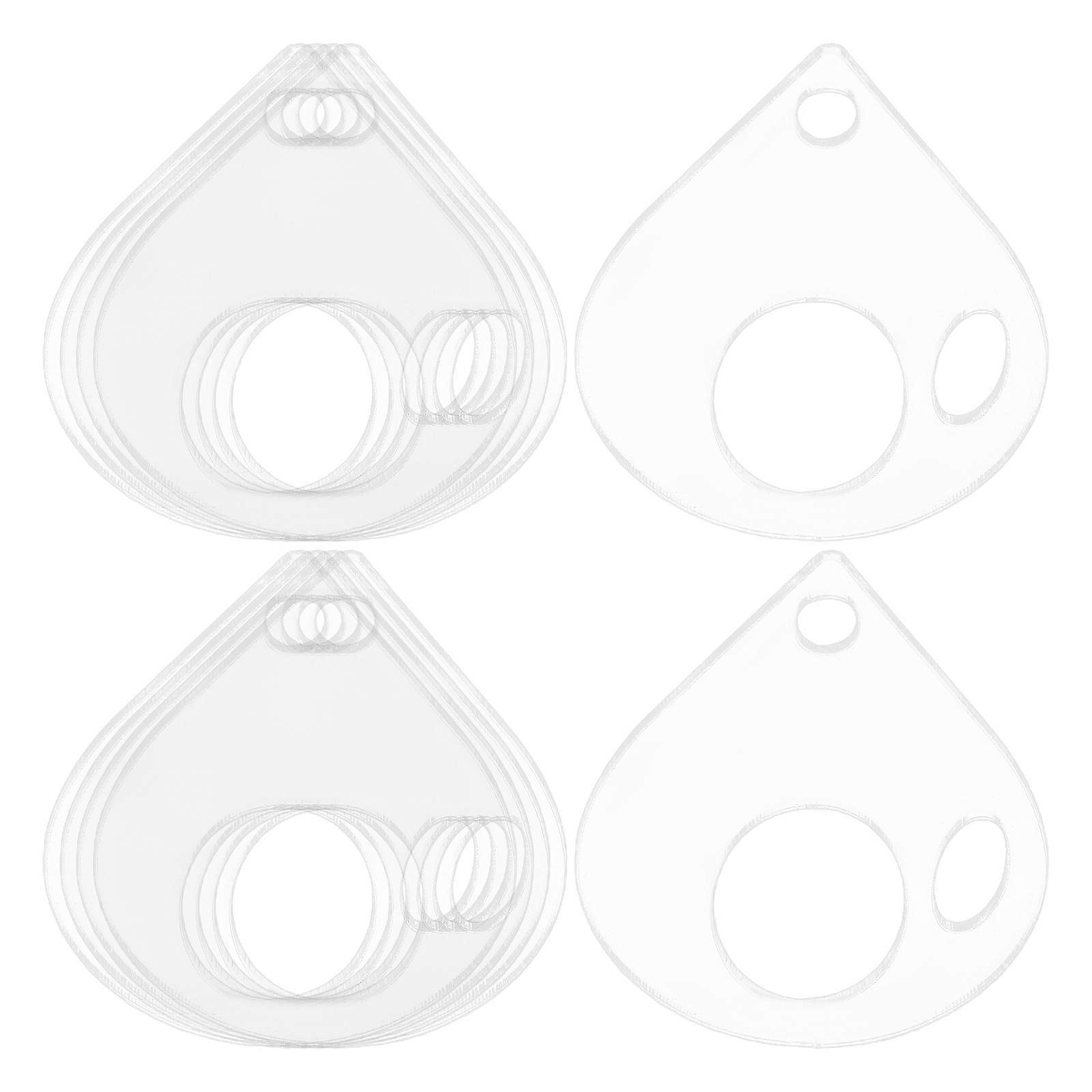 Sewing Supplies 30Pcs Transparent Floss Holder Thread Drops Organizer For Crafting Tangle Prevention Efficient Use