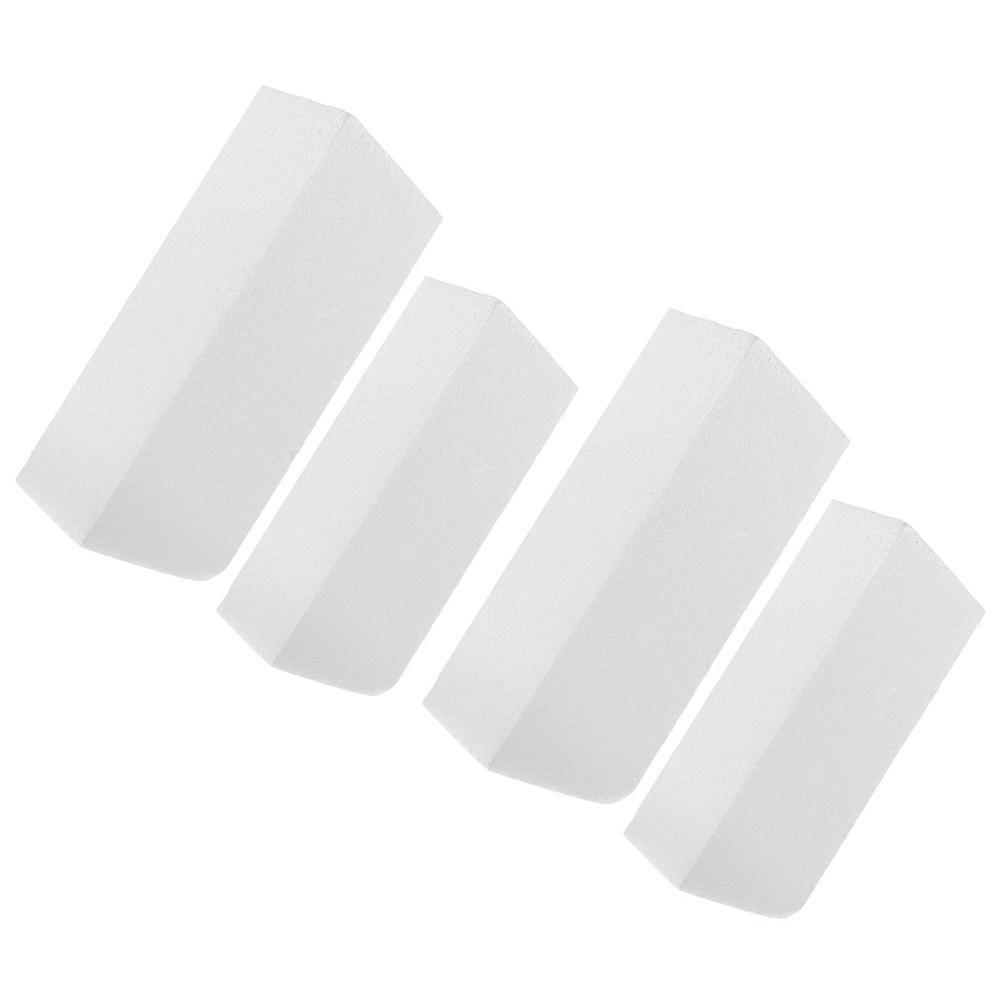 Craft Supplies 4Pcs White Foam Block DIY Crafts Handmade Valentine Day Projects 30x15x2.5cm