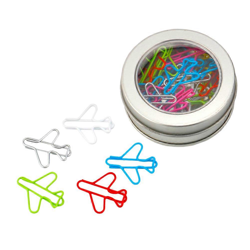 Metal File Clamps For Scrapbooks Envelopes Students Office Use Assorted Color 48Pcs