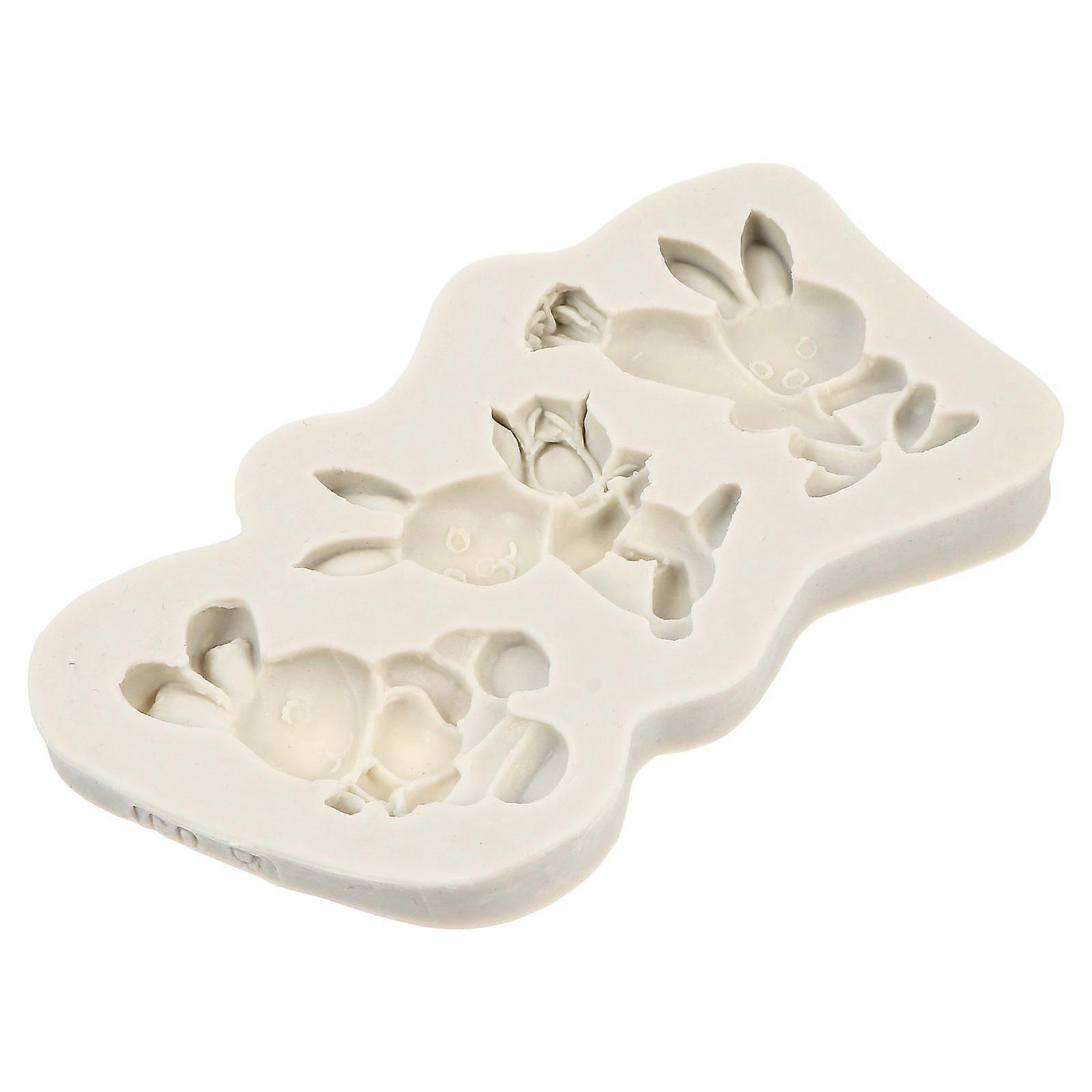 Kitchen Baking Mold Silicone Easter Elements For Home Baking With Grey Color 1Pcs