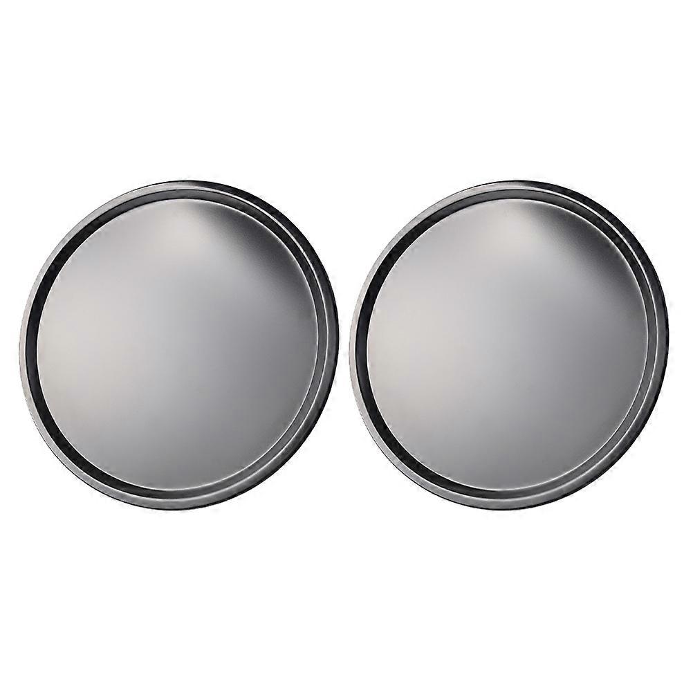 Nonstick Carbon Steel Pizza Bakeware Simple Appearance Design Kitchen Use 14×14×0.4in 2Set