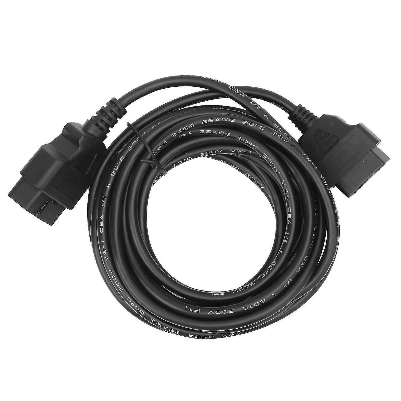 2025 5m / 16.4ft OBD2 Car Diagnostic Cable Connector 16 Pin to 16 Pin for Launch X431 PRO/ PRO3