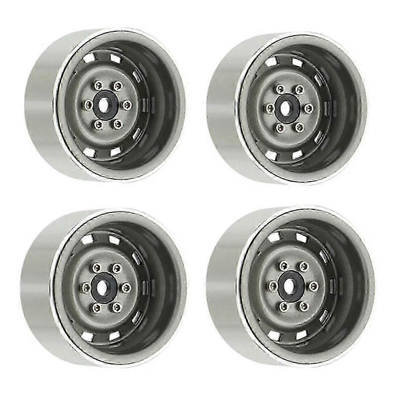 1.9inch Beadlock Wheel Hub Remote Crawler Wheel Rims Set Modified Accessories 1/10 Remote Control Offroad Upgrade Kits