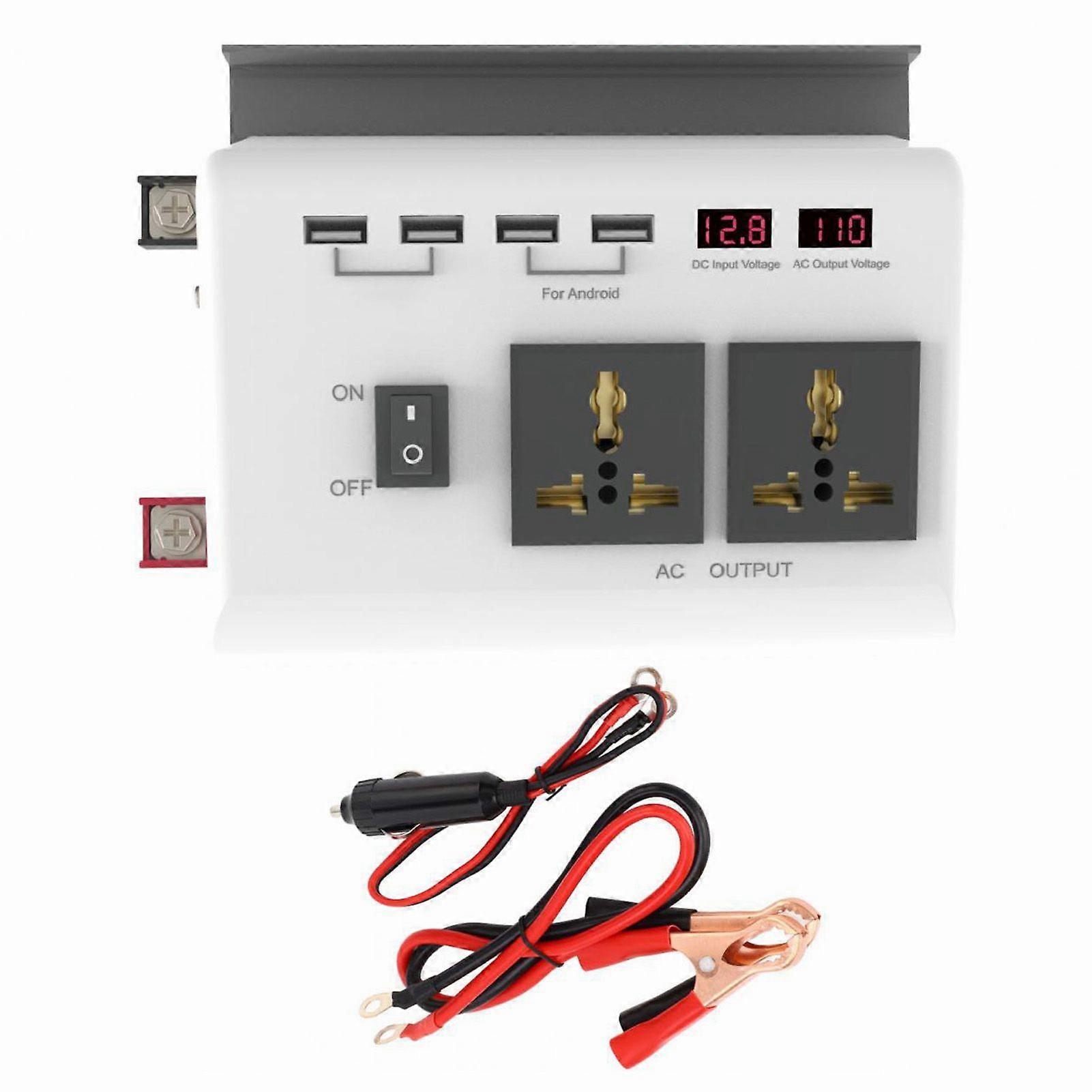 High quality  DC12V to AC220V Inverter Modified Sine Wave Inverter White