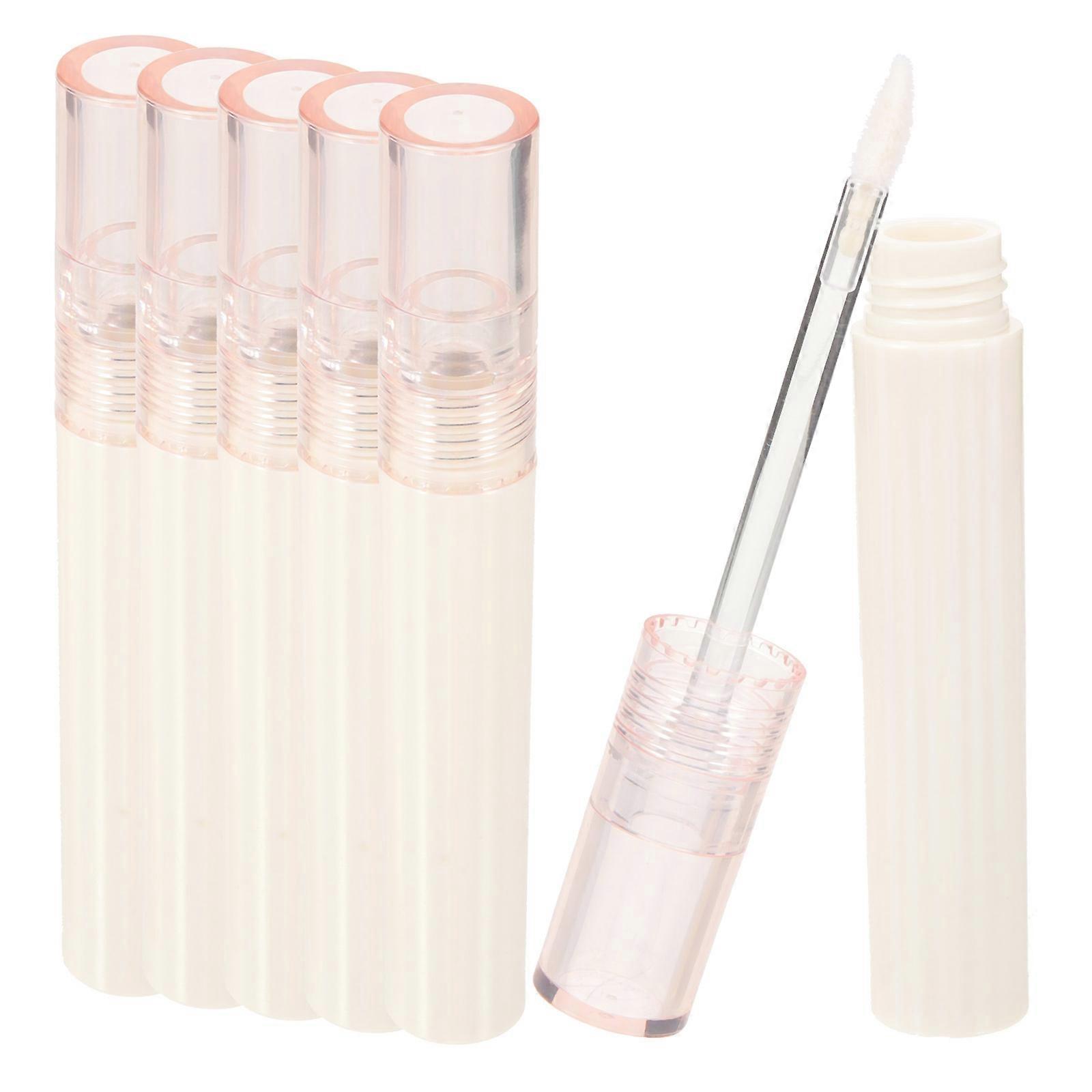 Empty Lip Gloss Tube Small Lip Balm Bottles Refillable 6Pcs for Women