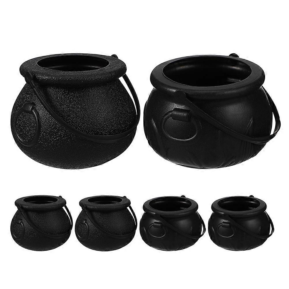 Halloween Candy Bucket Small Handheld Buckets for Party Use 12Pcs