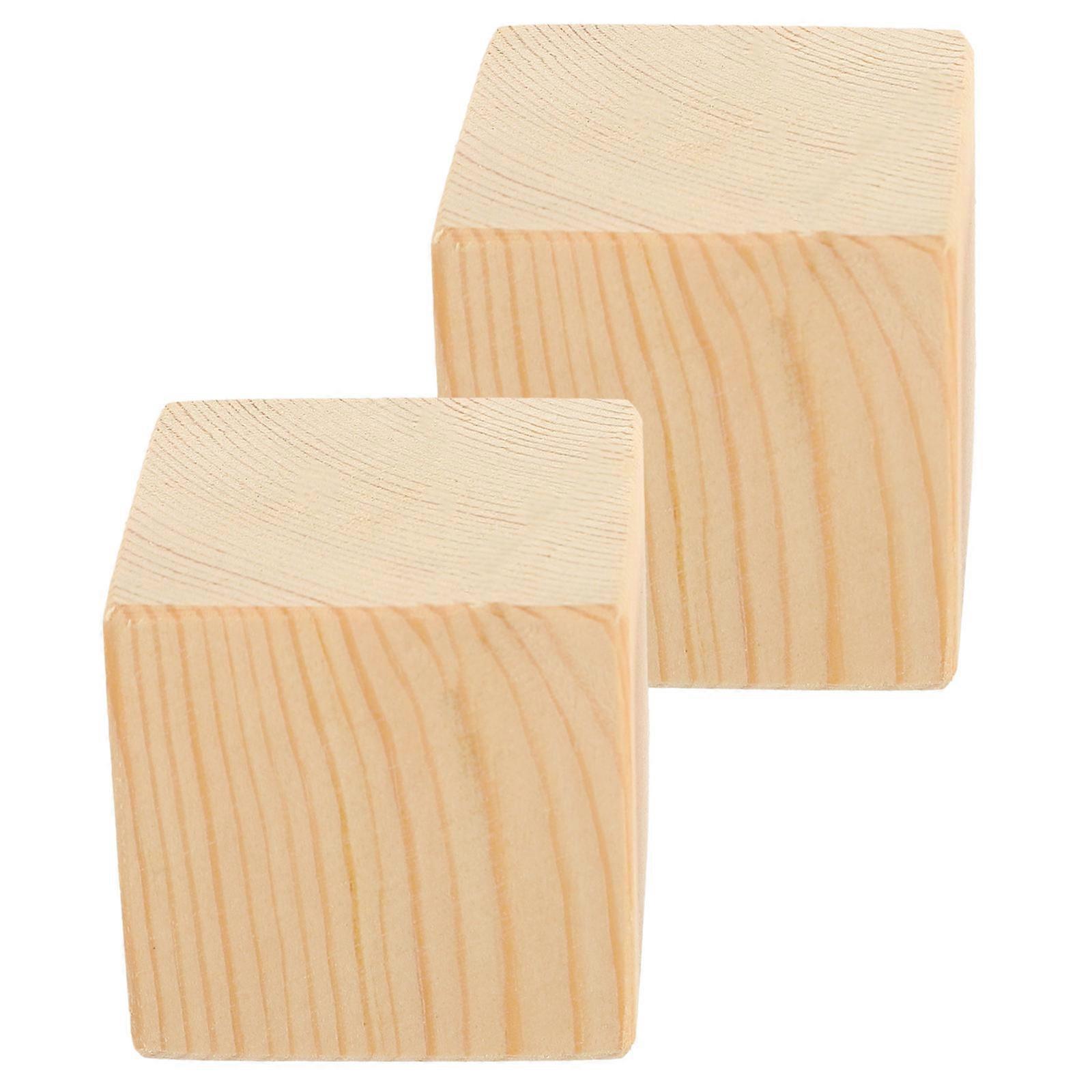 Chair Risers Wood Block for Furniture Height Lifting 10Pcs Included
