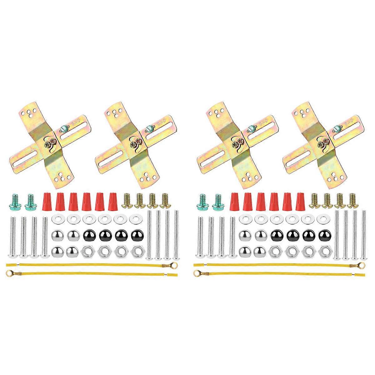 2 Sets Light Fixture Mounting Bracket,with Screws