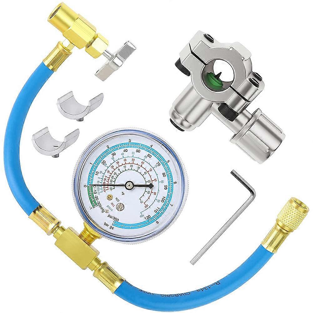 Kältemittelfüllschlauch und Manometer & BPV31 Einstechventil