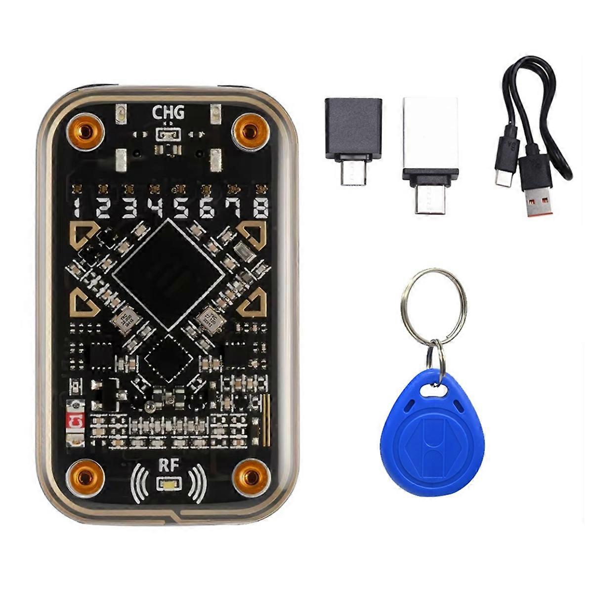Contactless Smart Card Emulator RFID Smart Chip Reader+T5577 Keychain