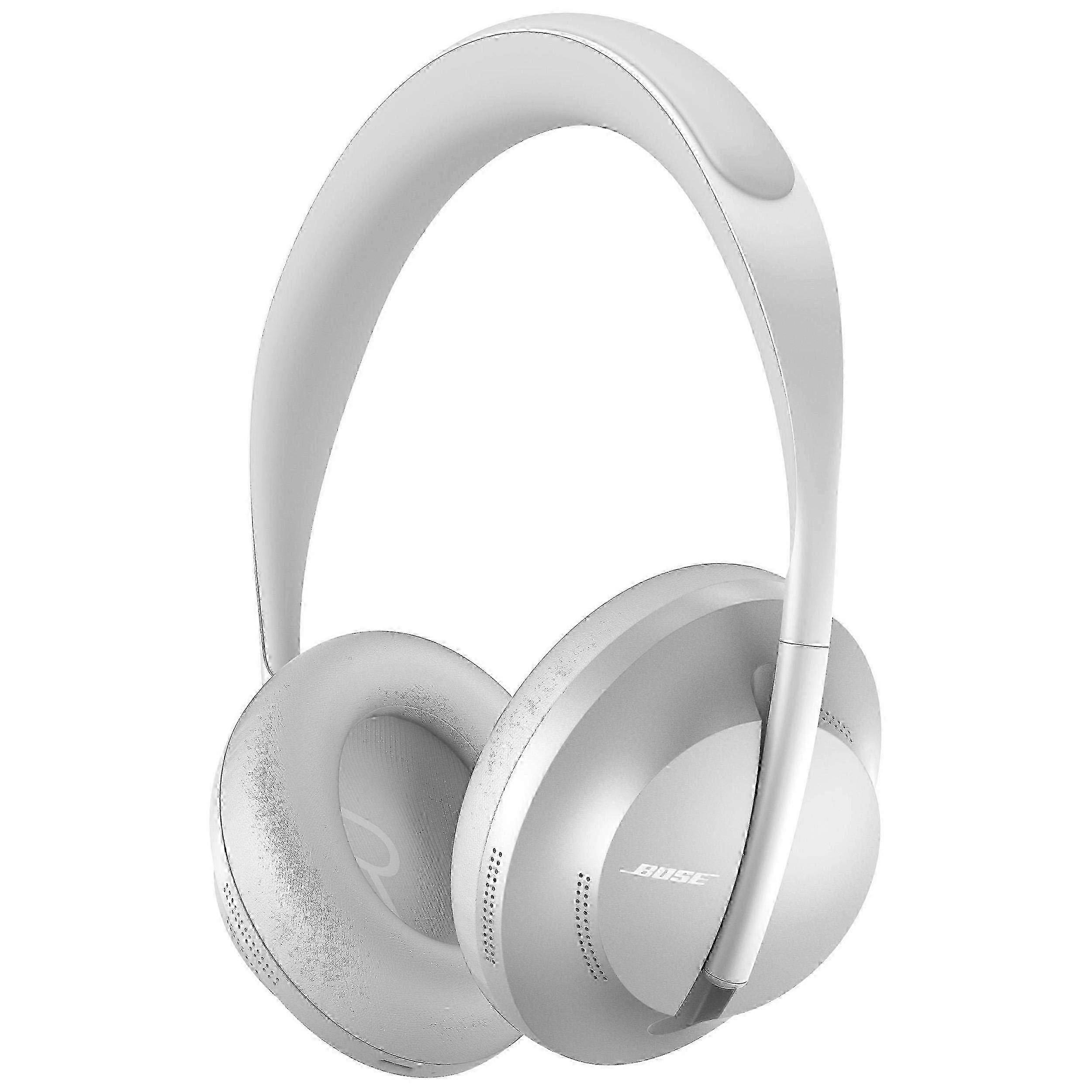 2025 Headphones 700, Noise Cancelling Bluetooth Over-Ear Wireless Headphones with Built-in Microphone for Clear Calls and Alexa Voice Control, Silver
