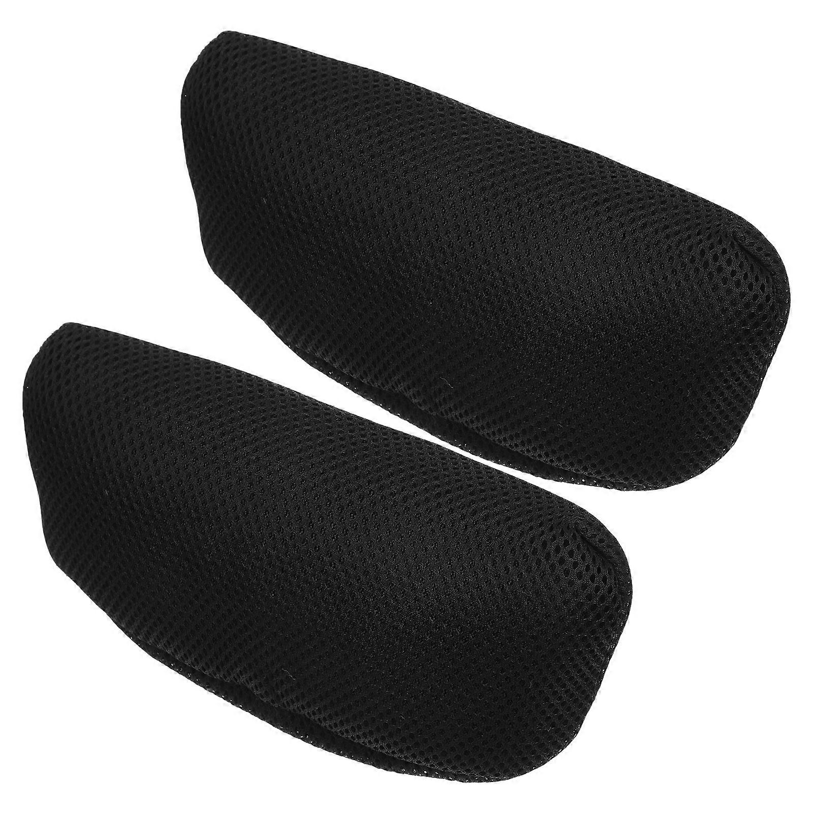 2Pcs Washable Crutch Grip Covers For Crutches Designed For Daily Use In Black Comfort Padding And Moisture-Wicking