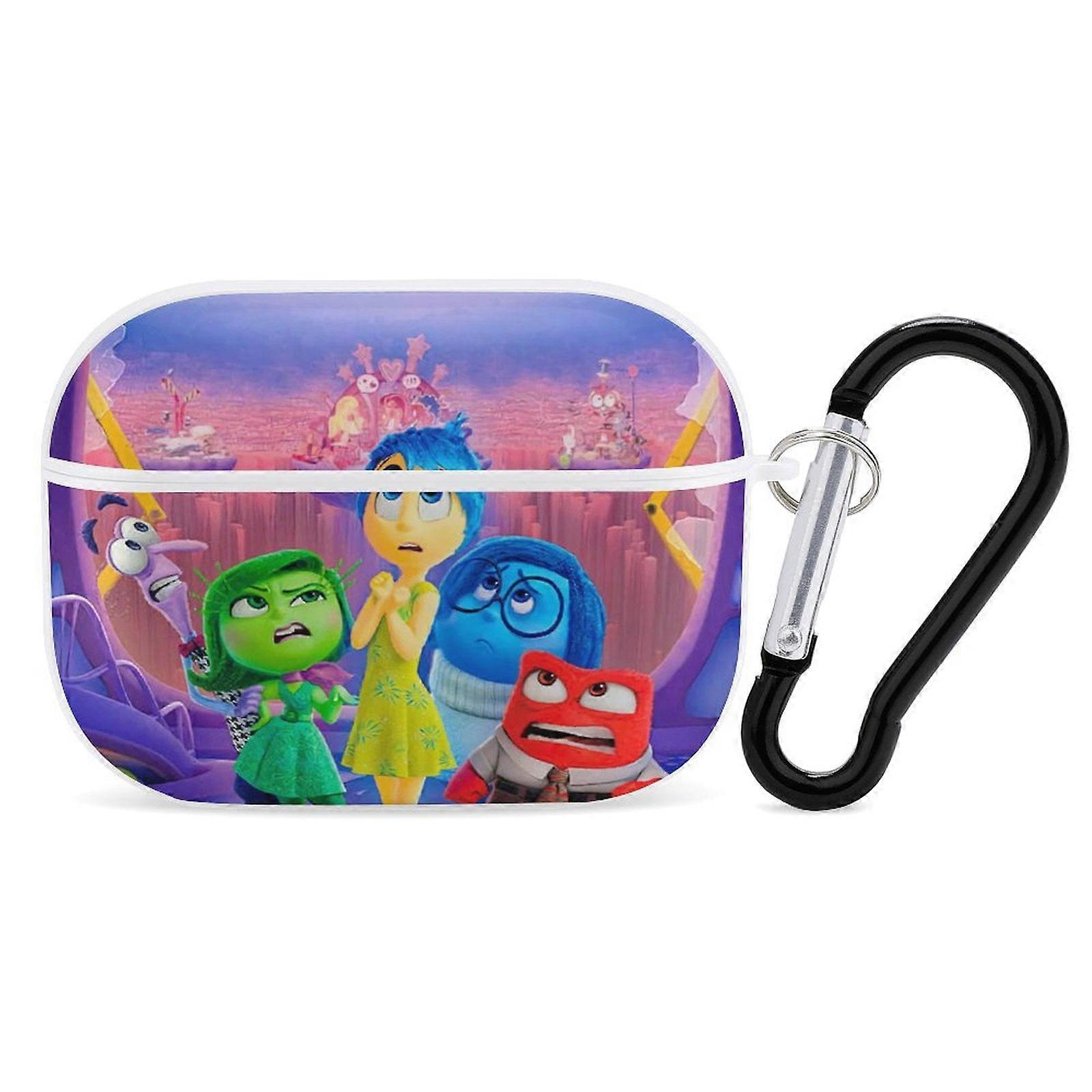 Inside Out Case for compatible with Airpods Pro, compatible with Airpods Pro Case for Women, Generation Case, Supports Wireless Charging