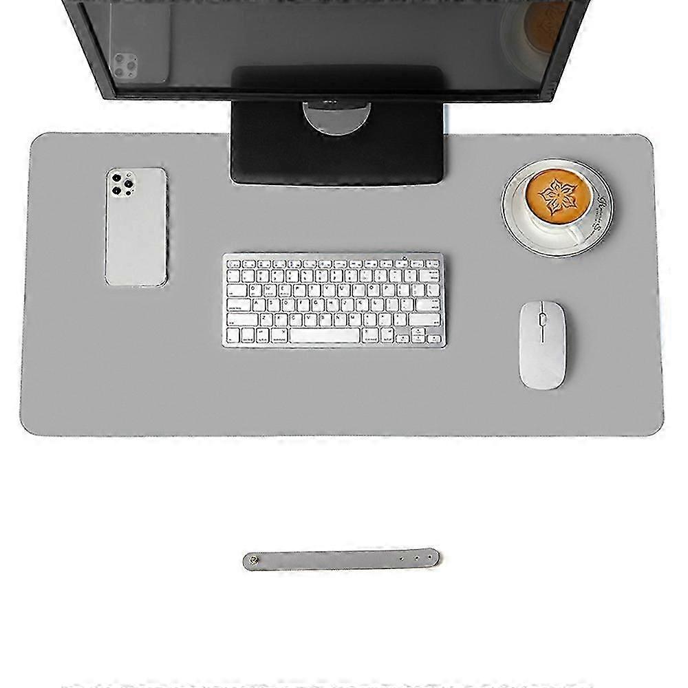 Desk Mat, High Quality Materials Double-Sided Design PU Leather Desk Pad, Extended Mouse Pad, Non-Slip Desk Writing Pad, Waterproof Desk Blotter for