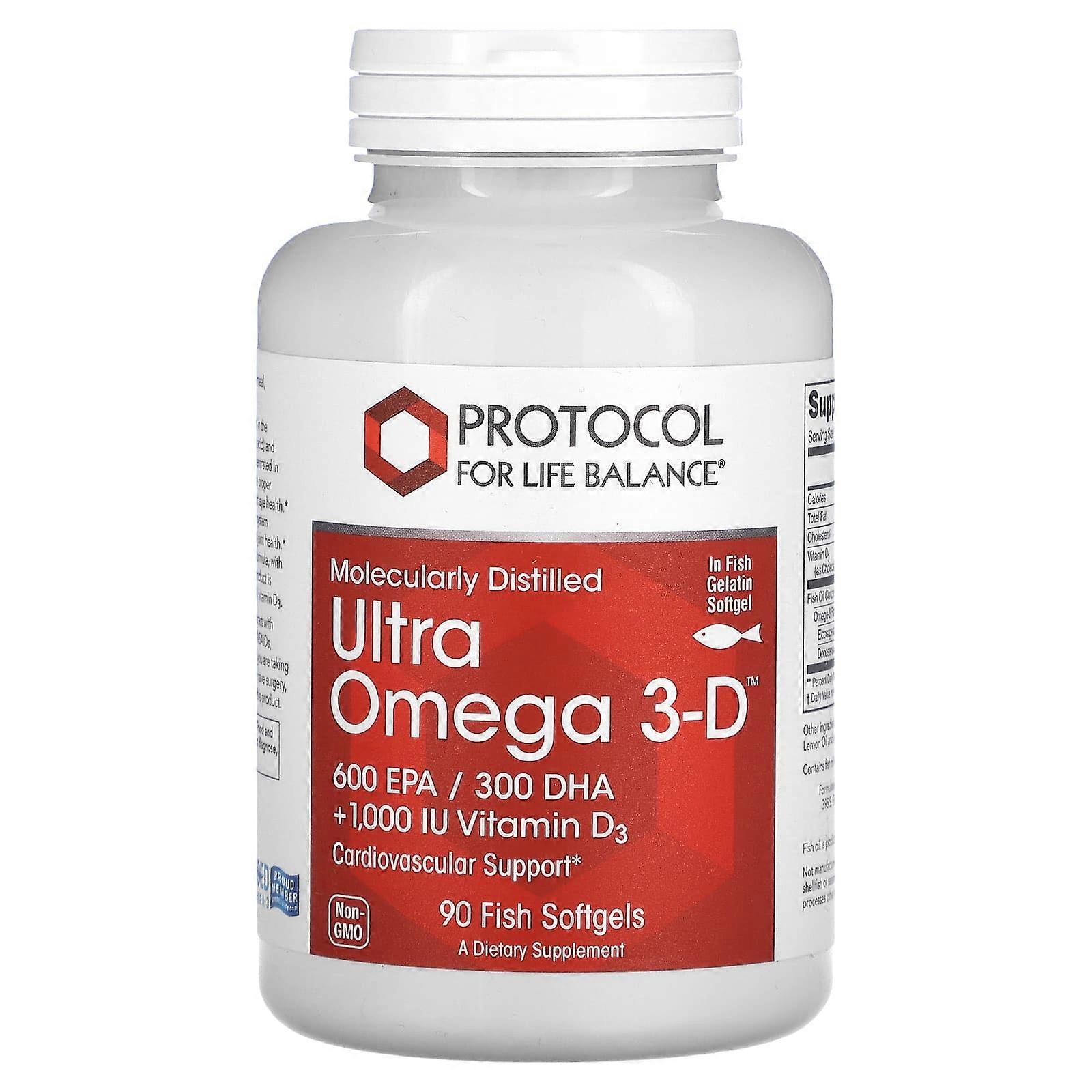 Ultra Omega 3-D , 90 Fish Softgels