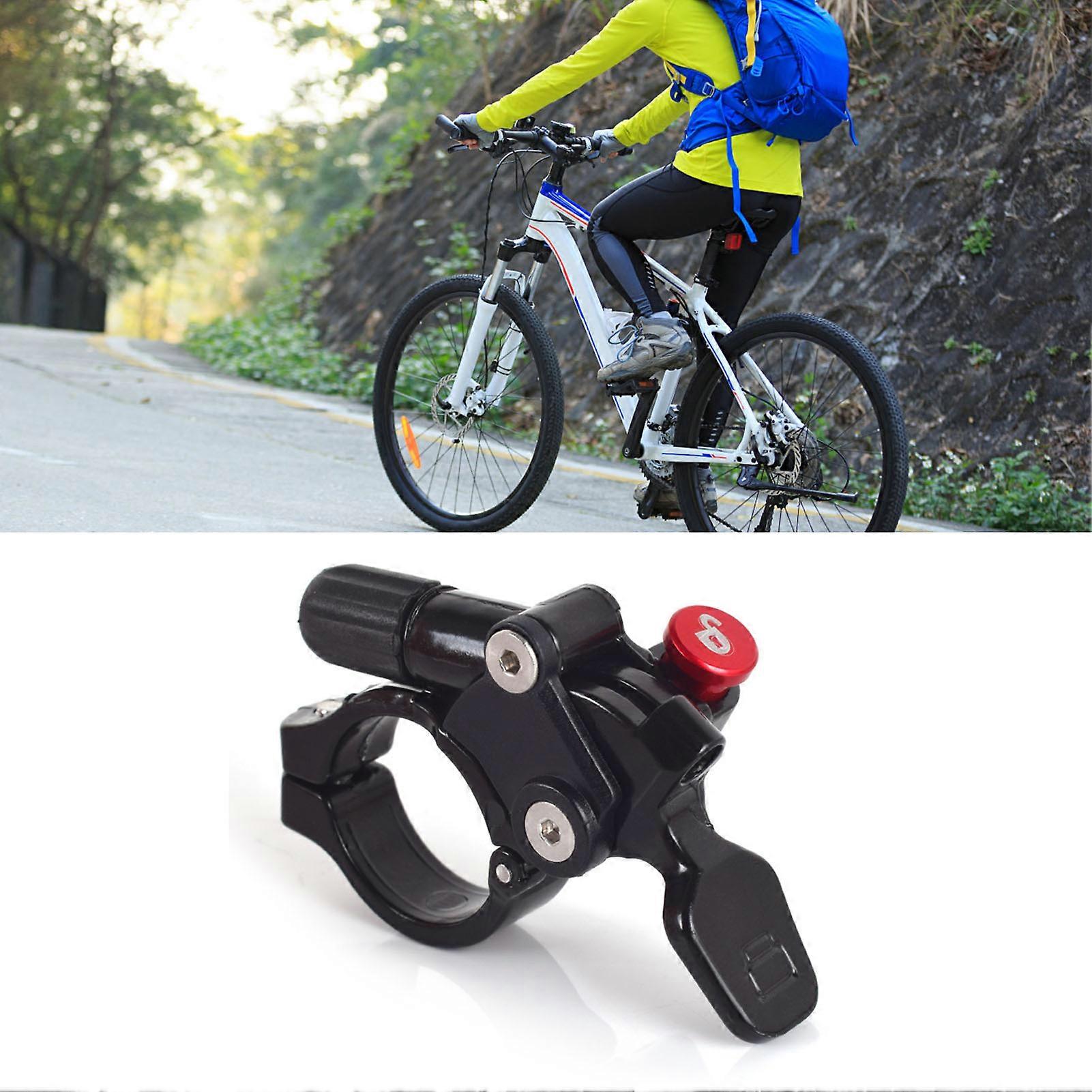 Bike Aluminum Alloy Front Fork Remote Lockout Lever Control Cable