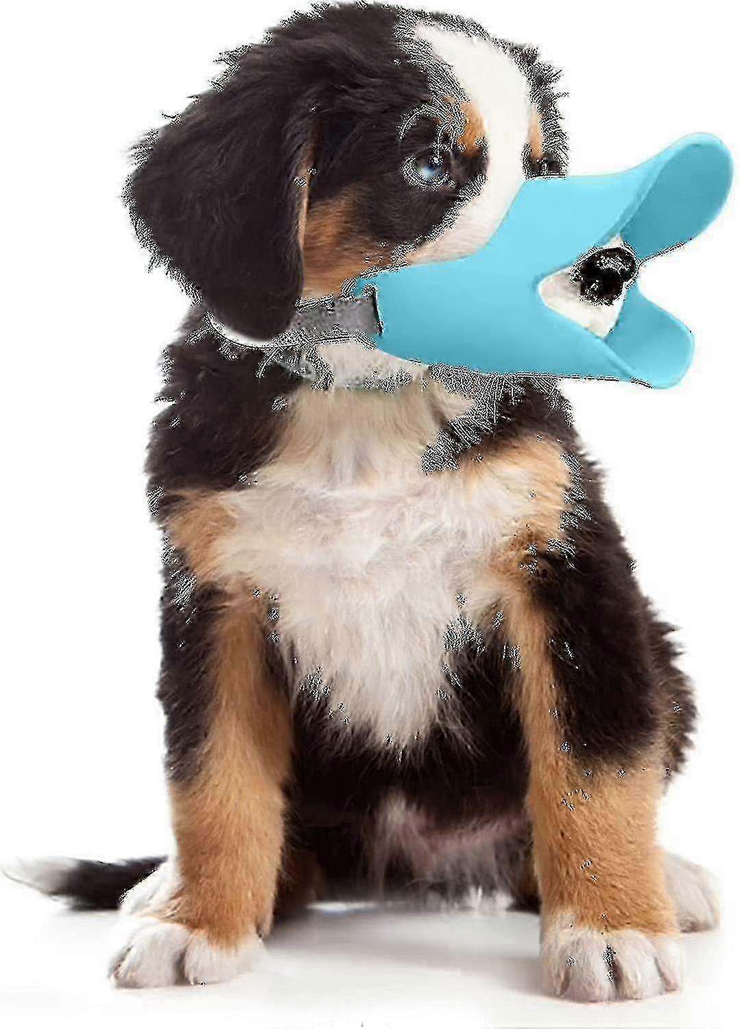 Adjustable Anti-bite Silicone Duck Mouth Shape Dog Muzzle