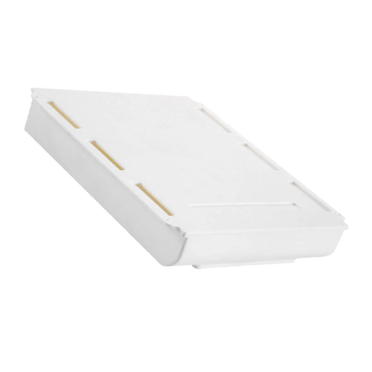 Under Desk Hidden Storage Drawer Tray SelfAdhesive Large White Desktop Organizer Box For Pens USB Cables