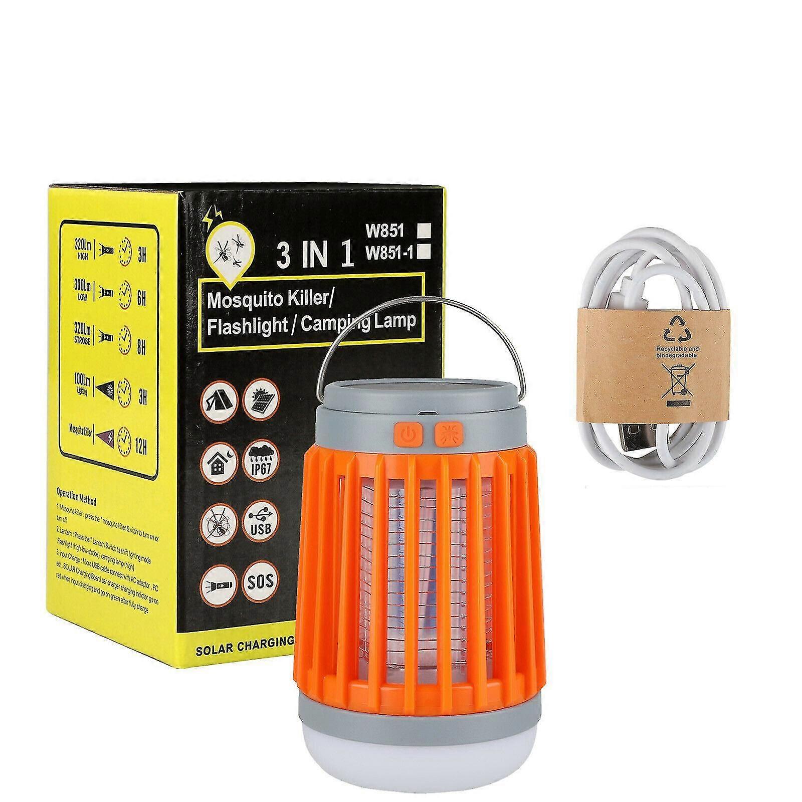 Elektronik Sinek Böcek Böcek Zapper Tuzak Haşere Lamba Güneş Usb Sivrisinek Katil Işık