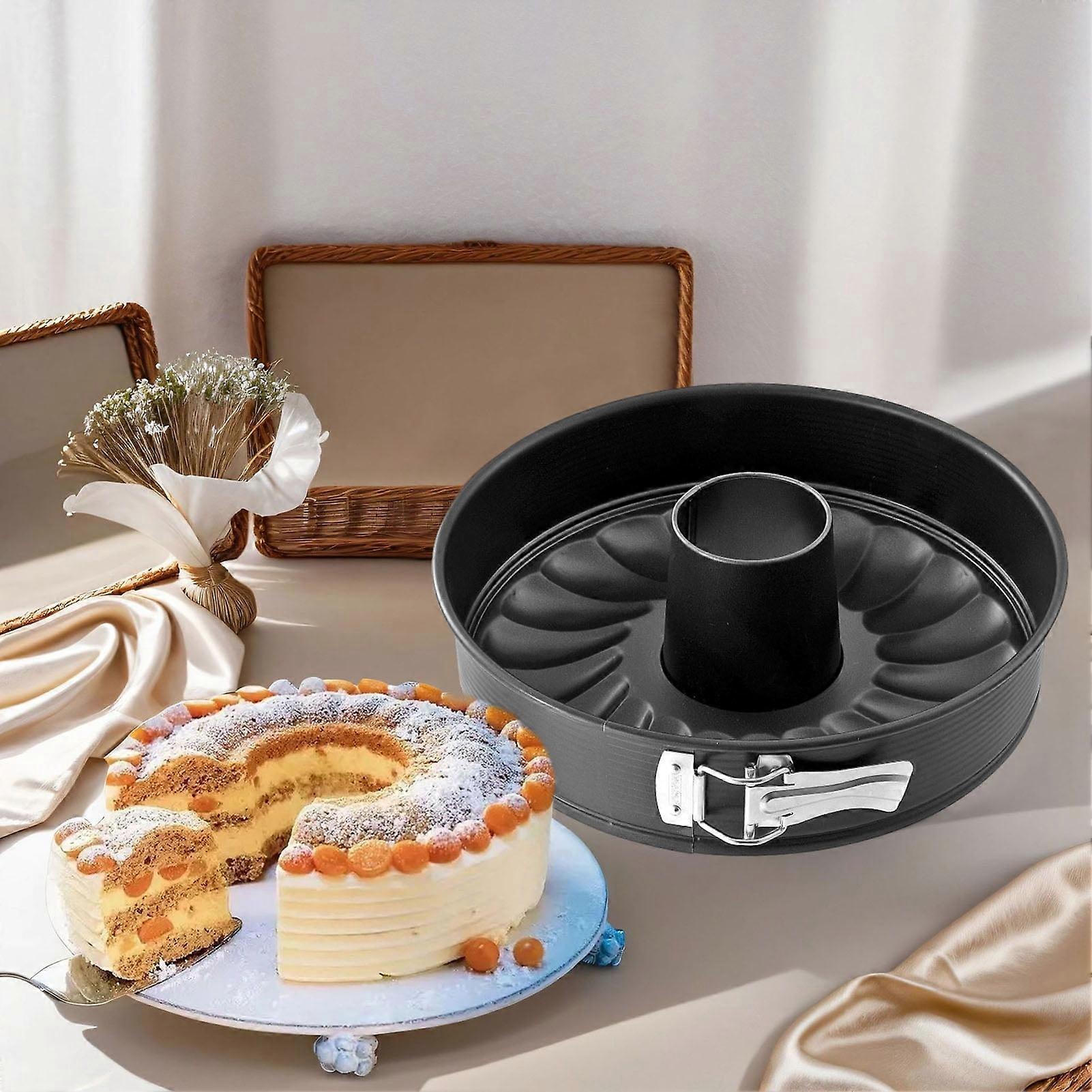 Hariumiu Cake Mold Baking Pan Nonstick Round Springform Pan with Removable Bottom Leak-Proof Coating Cake Pan for Cheesecake Deep-dish Pizza