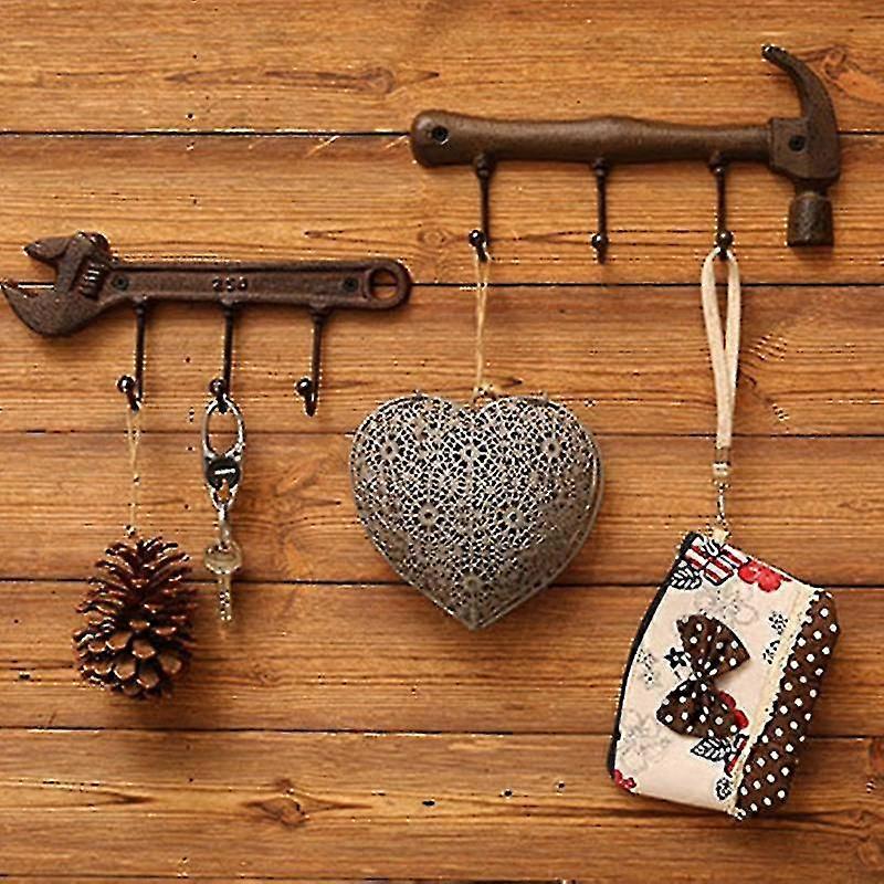 Wall Hook Hanger Wall Mount Hammer Rack Clothes Bag Rack