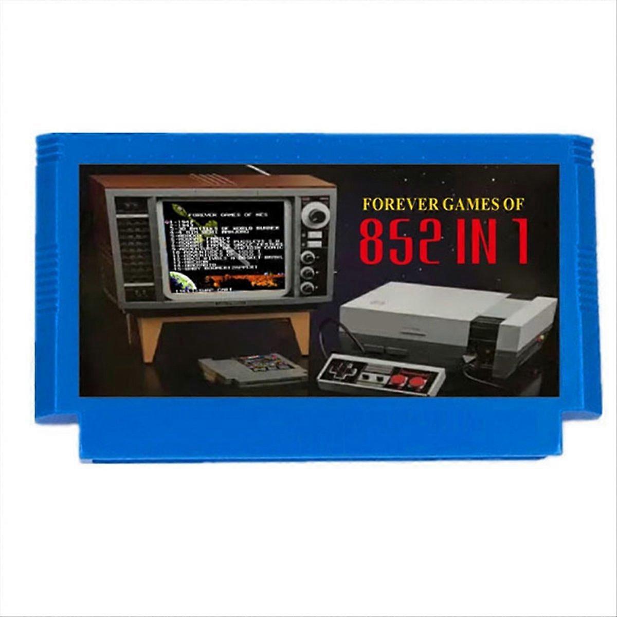 For FC Adapter 852 in 1 FOREVER GAMES Game Blue