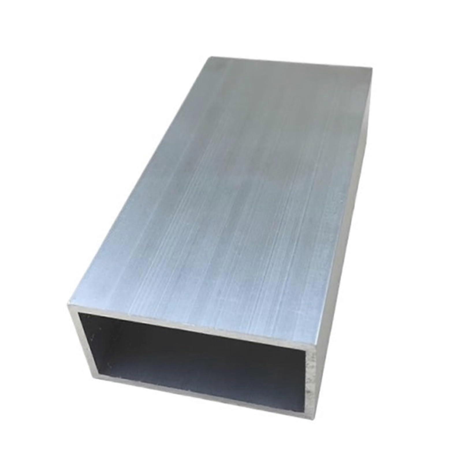 Aluminum Tube 6063 T5 Square/Rectangular Pipe 20X60X2MM, 495MM Length, 1Pc