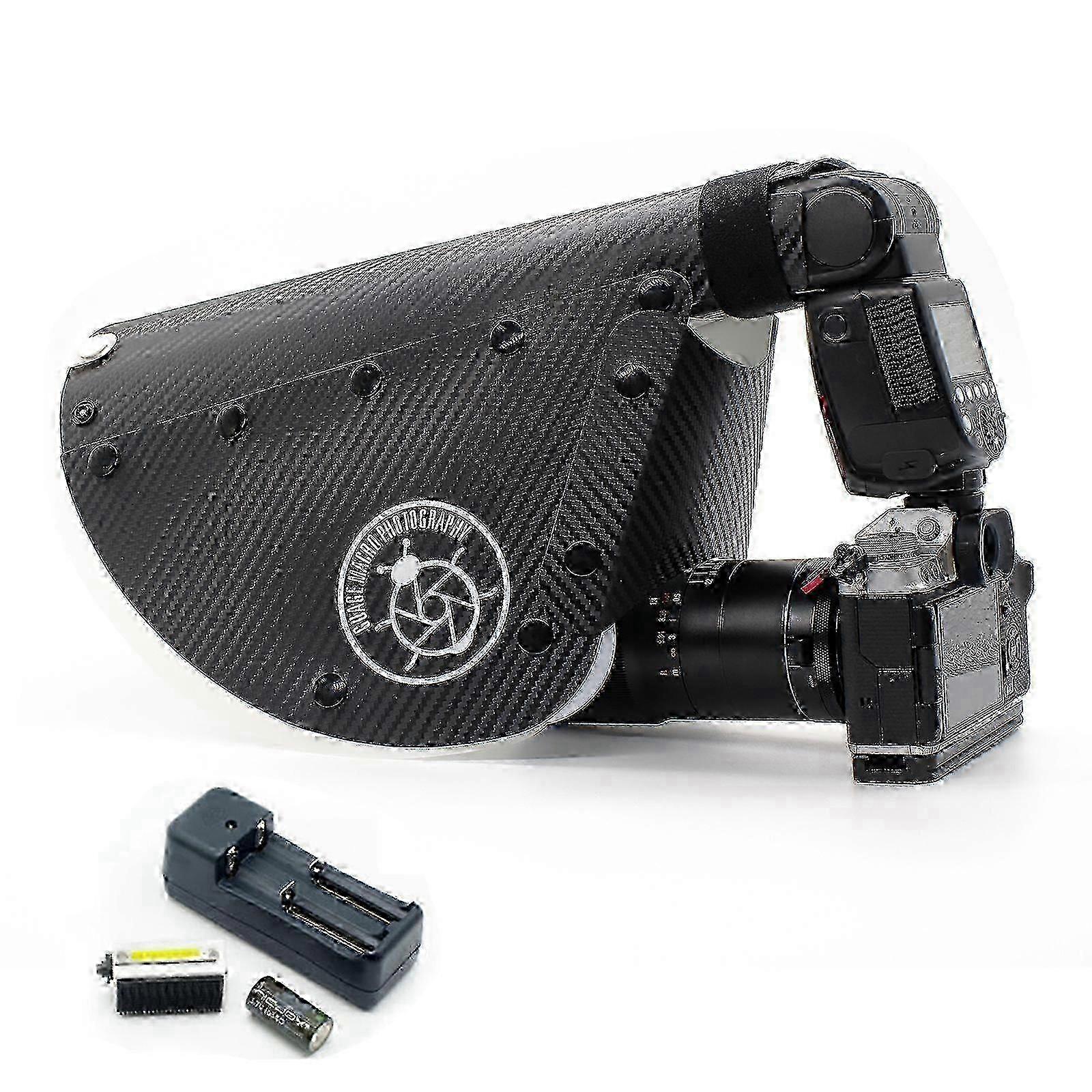 Diffuseur macro, réflecteur, diffuseur de lumière douce pour objectifs Canon 100, Sony 90 et Nikon 105 (NEUF) miao4