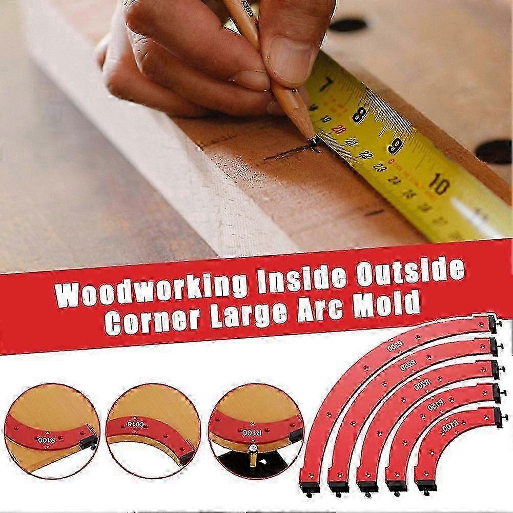 R100-R300 Woodworking Inside Outside Corner Large Arc Mold